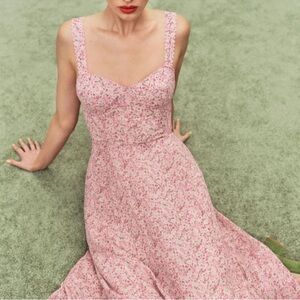 Reformation Lela Dress in Rosin